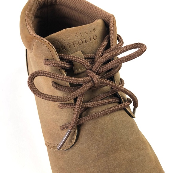 Perry Ellis Portfolio Hampton Brown Suede Chukka Boot - Picture 11 of 13